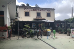 Cycling cafe at the top of the climb