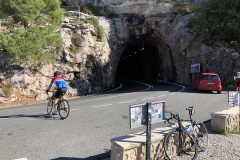 The tunnel at the top of Puig Major